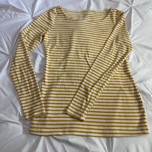 Banana Republic Boatneck Long Sleeve Shirt SM